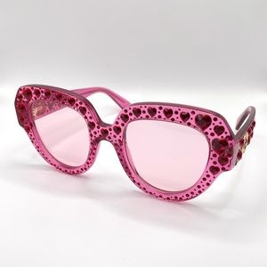Gucci Swarovski Crystal-Embellished Cay Eye Sunglasses